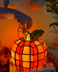 Artisan Handcrafted Pumpkin Lamp