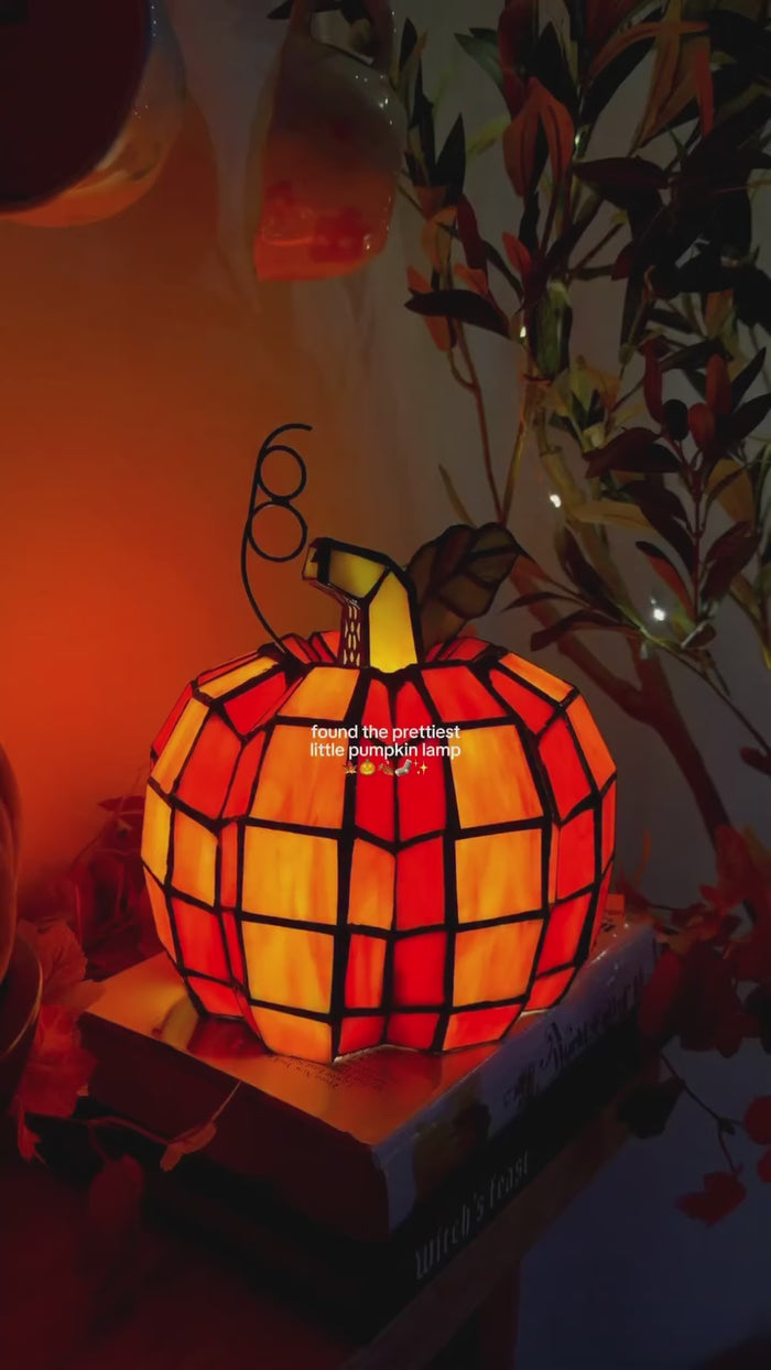 Artisan Handcrafted Pumpkin Lamp