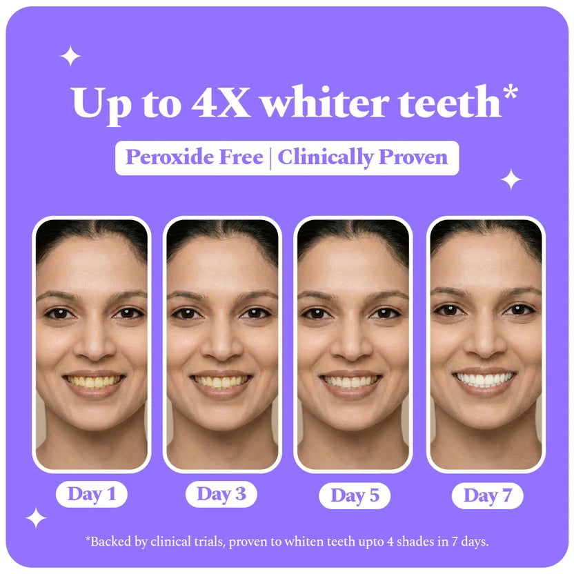 Purple Magic Teeth Whitening Strips - Self Dissolving
