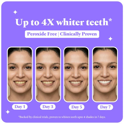 Purple Magic Teeth Whitening Strips - Self Dissolving