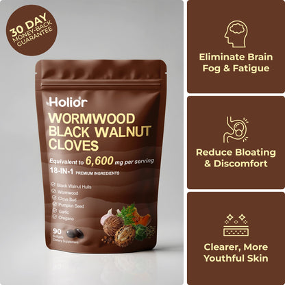 Wormwood Black Walnut Pumpkin Seed & Clove Softgels