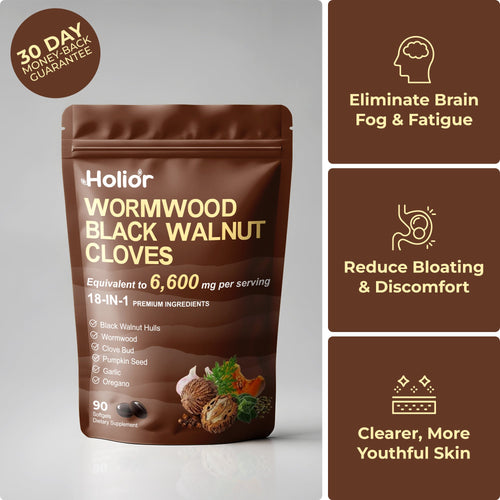 Wormwood Black Walnut Pumpkin Seed & Clove Softgels