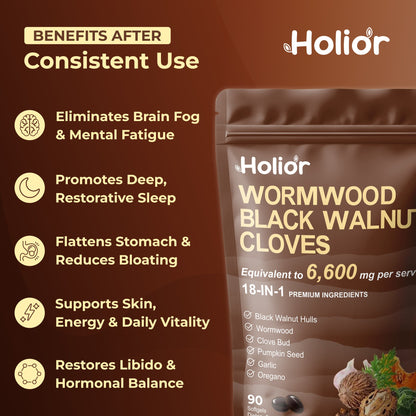Wormwood Black Walnut Pumpkin Seed & Clove Softgels